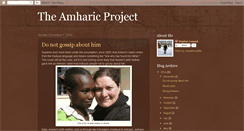 Desktop Screenshot of amharicproject.com